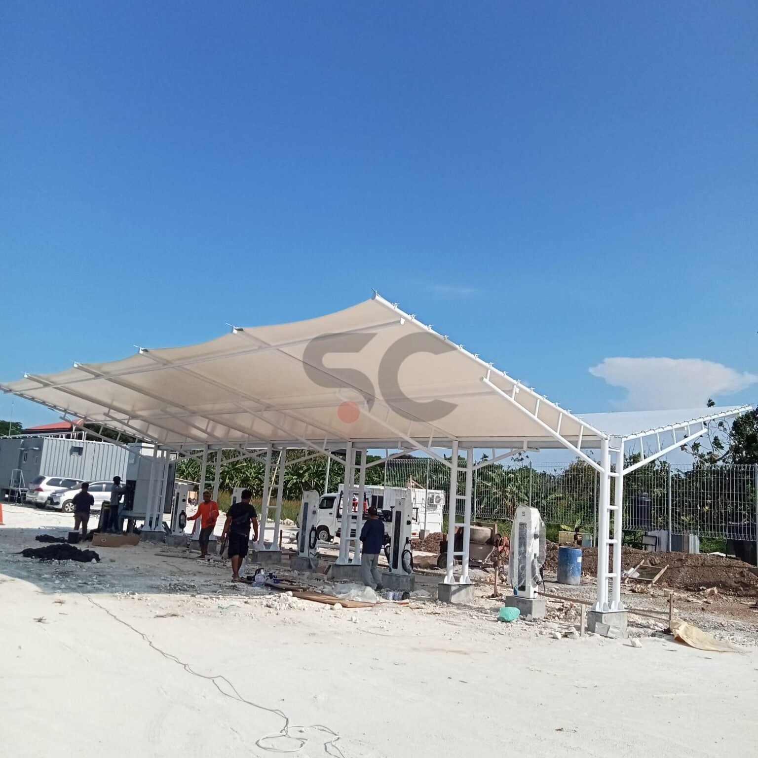 Kanopi membrane terpercaya dan profesional PT Sumber Canopy